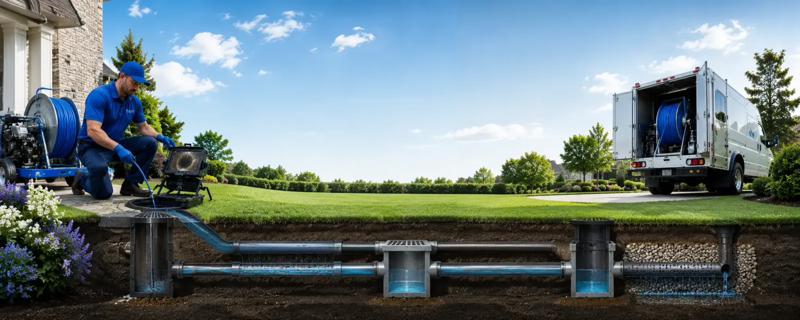 Outdoor drain cleaning information for Collierville, TN